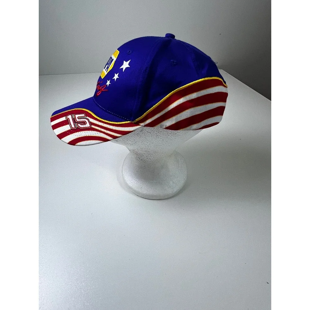 VTG NAPA Racing Hat Michael Waltrip #15  Adjustable‎ Adult Blue